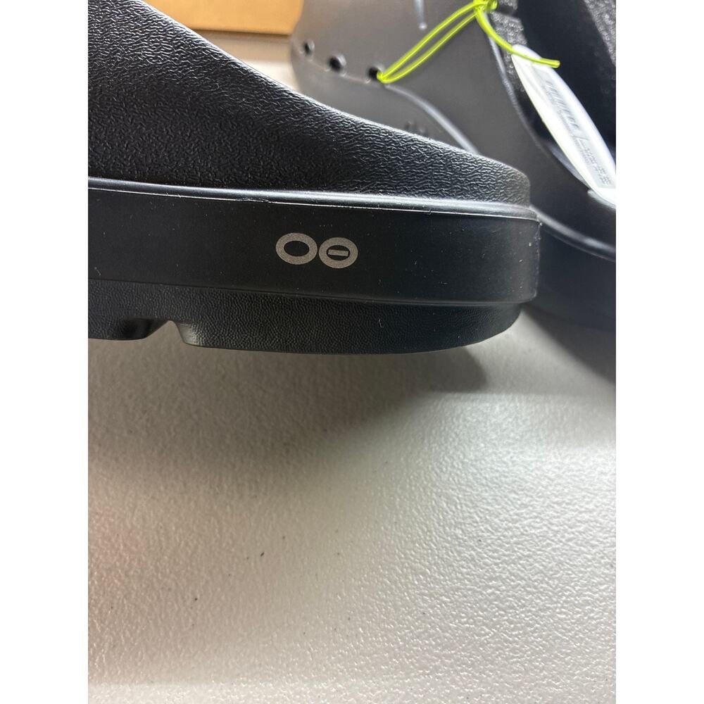 Oofos oocloog men’s size 13 black slippers slips new with box - Picture 4 of 5